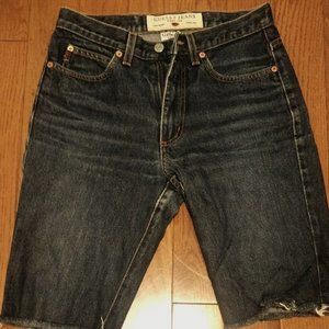 Guess Boot Leg Denim Shorts Jeans Low Waist Vintage Short Pants